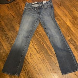 X2 slim w/0 low rise boot cut jeans